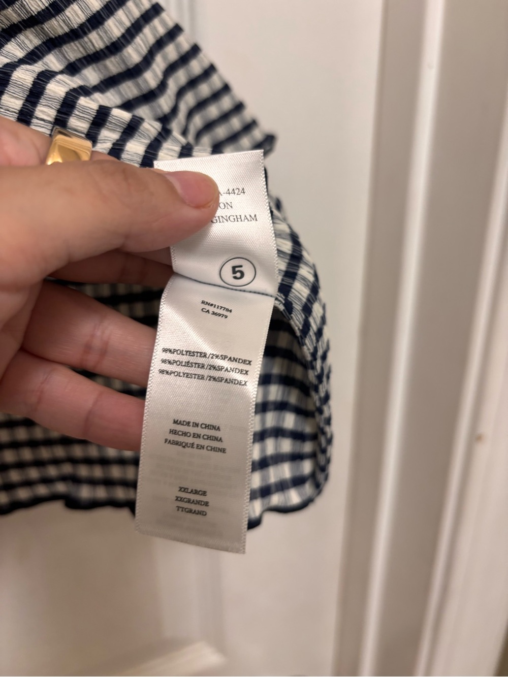 NWT Rails Limon Stripe Gingham Shirt - Picture 10 of 10